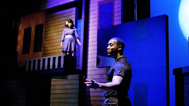 Sharisa Whatley and Nic Few in the Black Rep's Romeo and Juliet.