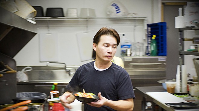 Chef Tony Truong at work in Pearl Caf&eacute;&#146;s kitchen in Florissant.
