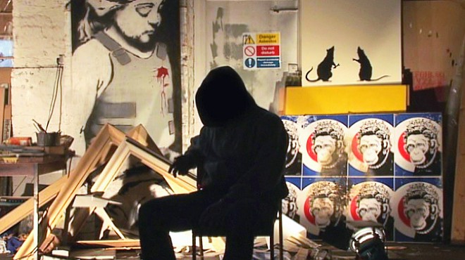 Exit Through the Gift Shop is a doc about street art, sort of. Brought to you by Banksy, kind of.