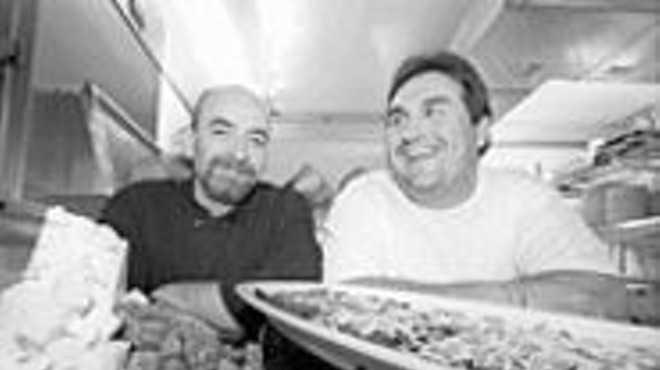 Steve Saffa, Spaghetteria executive chef, and Pepe Kehm, chef and owner