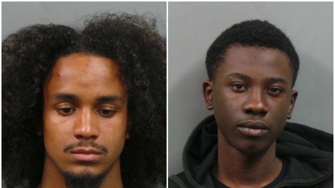 Matthew Quiles, left, and Derrick Hudson were busted for trying to steal cars in St. Peters, police say.