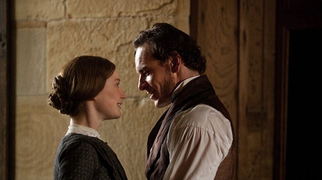 A place for us: Mia Wasikowska and Michael Fassbender as Jane Eyre and Mr. Rochester.