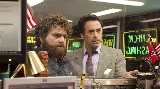 Due for another buddy comedy: Zach Galifianakis and Robert Downey Jr. star in Todd Phillips&acirc;&#128;&#153; Due Date.