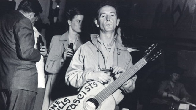 Woody Guthrie, ca. 1945.