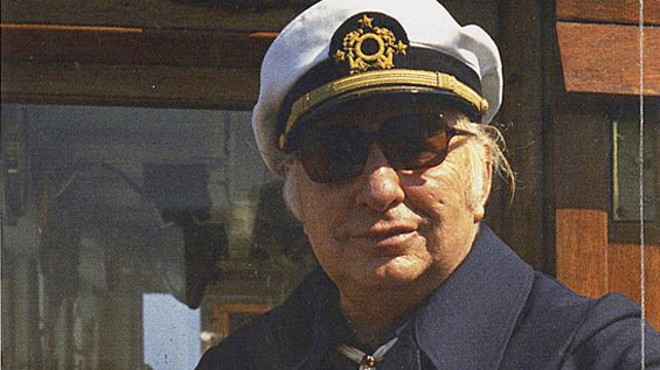 Scientology founder L. Ron Hubbard sets sail with the Sea Org.