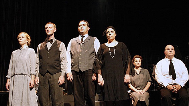 The Cast of The Adding Machine.