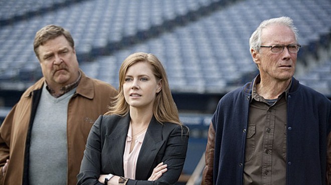 John Goodman, Amy Adams and Clint Eastwood in Trouble With the Curve.