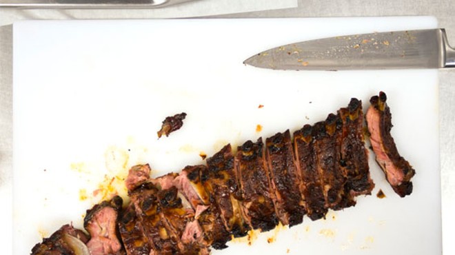 A slab of ribs at BBQ ASAP. Slideshow: Inside BBQ ASAP on Manchester