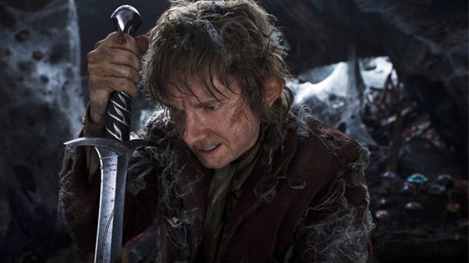 Martin Freeman as Bilbo in The Hobbit: The Desolation of Smaug.