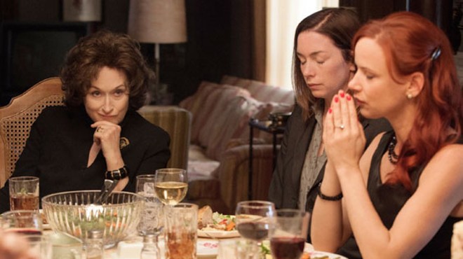 Meryl Streep, Julianne Nicholson and Juliette Lewis in August: Osage County.