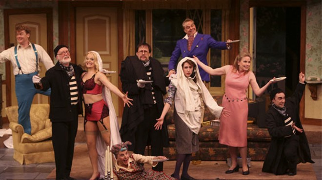 The classic play-within-a-play Noises Off is fresh as ever on the Rep's main stage.
