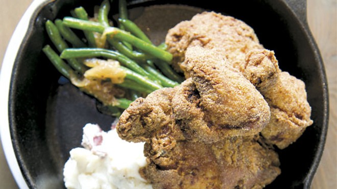 The fried chicken is the Salted Pig's standout.
    
    See photos: The Salted Pig Disappoints in Frontenac