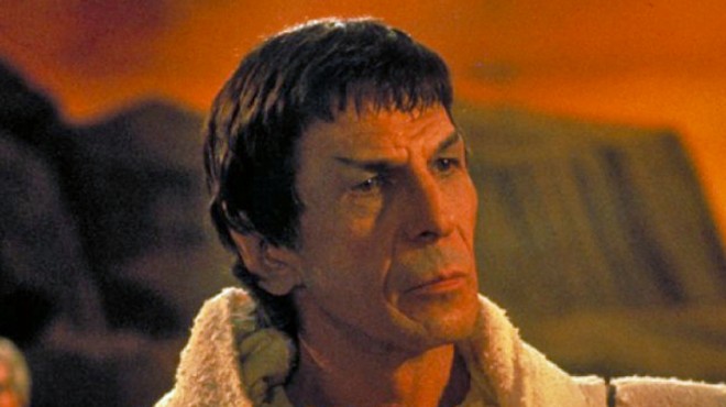 Nimoy in a publicity still for Star Trek III: The Search for Spock .