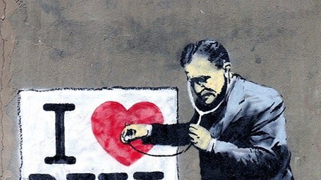 Why no heart for STL Banksy?
