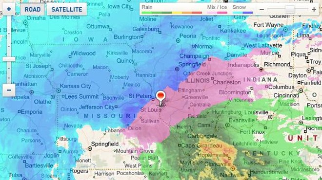 Frantic Local Weatherman Just Downgraded St. Louis Blizzard to a Few Inches of Snow -- If That