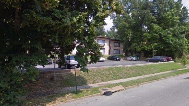 The 3700 block of Delor, where a 28-year-old man was shot several times last night.