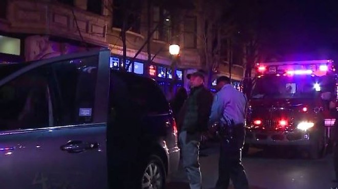 Police arrest the driver of a minivan who stuck three protesters in the Central West End on Wednesday night.