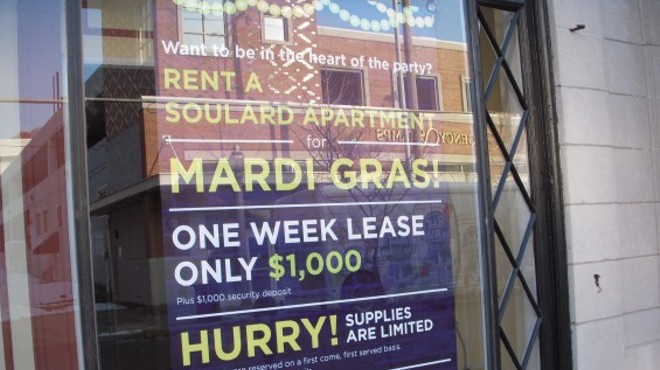 Calling all boozers! There's an apartment in Soulard waiting for you!