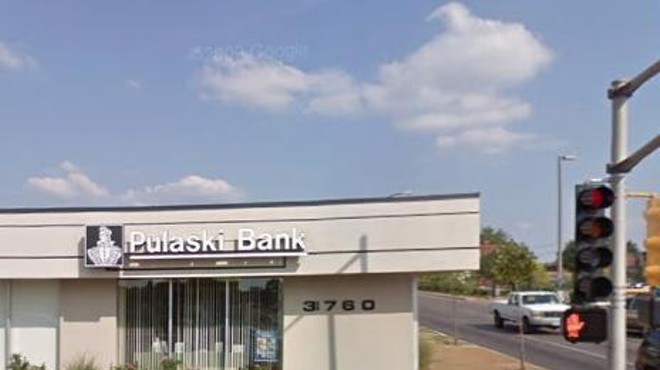 Yesterday's robbery of this bank had it all.