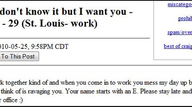 "I Want To Ravage You in the Office": Another Week in craigslist Missed Connections