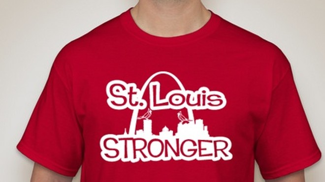 A St. Louis Stronger sample t-shirt