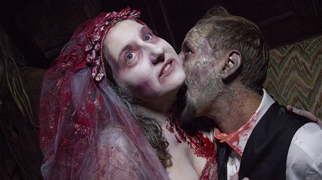 Stephanie Greenhalgh and Justin Ethridge, sharing the wedding of their nightmares.