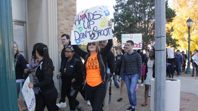 Students hit the streets for a national day of protest Wednesday, the day two more leaked reports about Michael Brown and Darren Wilson were published.