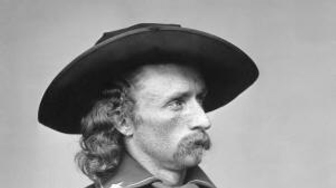 General George Custer, moments before telling one of his men, a Lieutenant Patterson, he had, "Complete faith you can lead us to victory over these Algonquin sunsabitches."