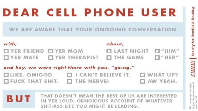 Speaking of Cell Phones, Did You Know July is Cell Phone Courtesy Month?