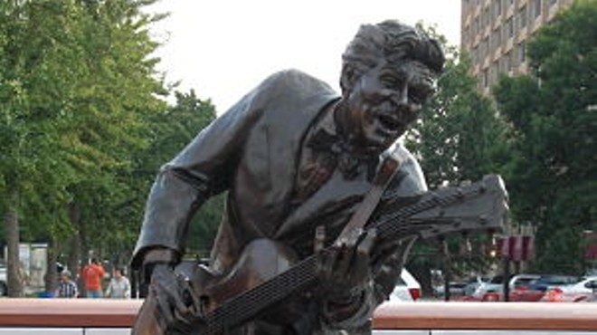 It's Here: Chuck Berry Statue Finally Installed in the Loop