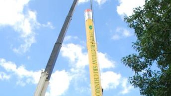 The World's Largest Pencil is about to be joined by the World's Largest Seesaw at the City Museum.