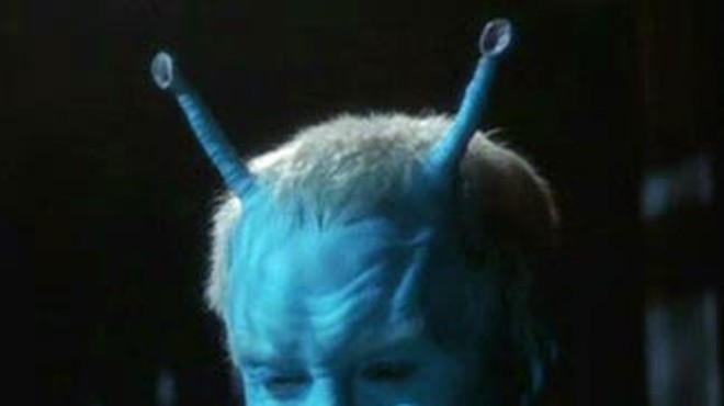 Jeffrey Combs as an Andorian, one of the aliens Lewis had a large part in creating.