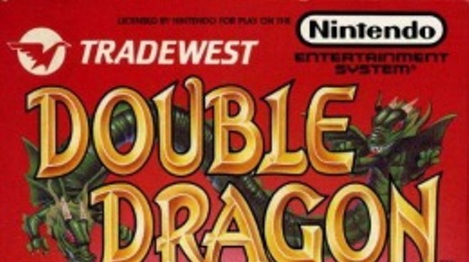 Any fight with a knife and baseball bat requires a Double Dragon graphic.