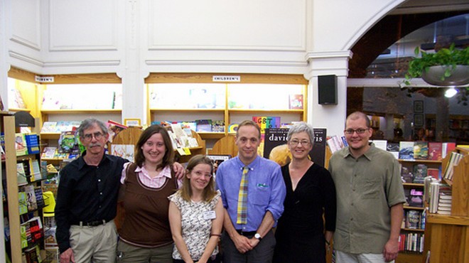 Leibman, far left, and the Left Bank family.