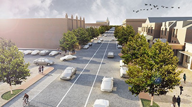 An architectural rendering of the new, improved South Grand Boulevard.