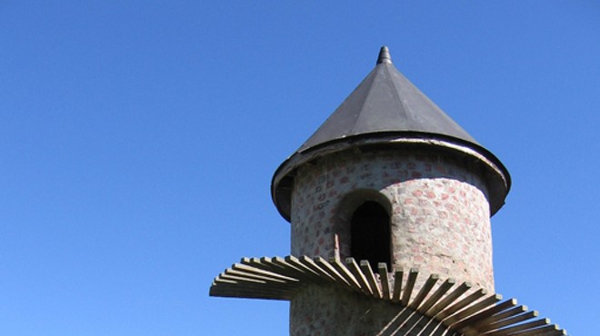 The Fairview Winery goat tower: the original, the mother of all goat towers.