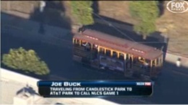 Joe Buck gets police escort through San Fran