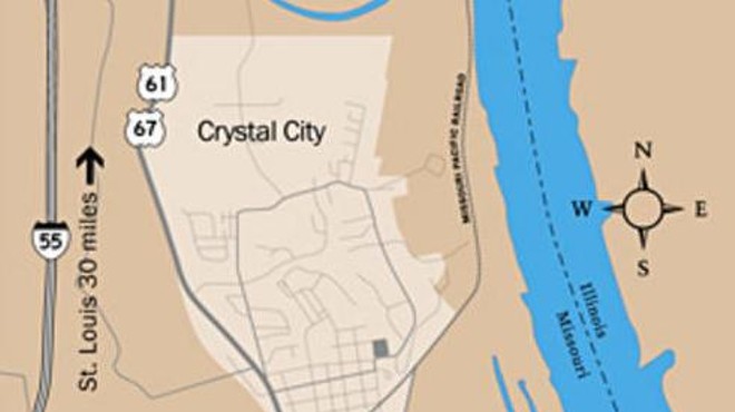 The smelter will rise just east of downtown Crystal City.