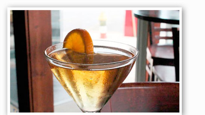 &nbsp;&nbsp;&nbsp;&nbsp;&nbsp;&nbsp;&nbsp;Modesto's The Armada. Not your typical dry martini. | Evan C. Jones