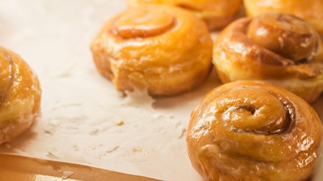 Cinnamon roll doughnuts at Pharaoh's Donuts. | Mabel Suen