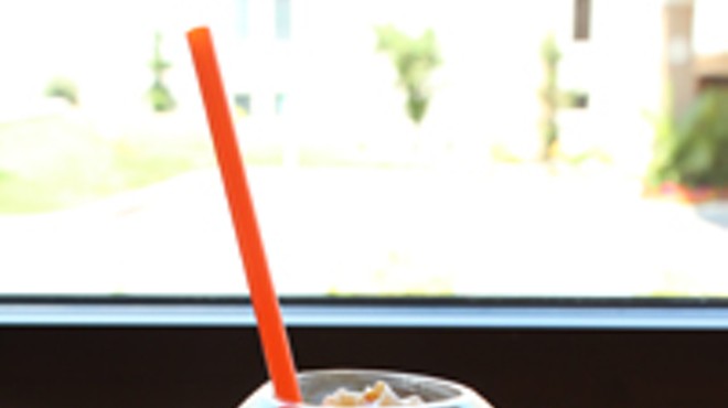 Caramel iced coffee from Dunkin' Donuts.