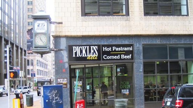 The new Pickles Deli at Olive and 7th