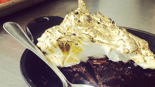 Smoked cast iron s'mores pie at Quincy Street Bistro. | Instagram/Rick Lewis