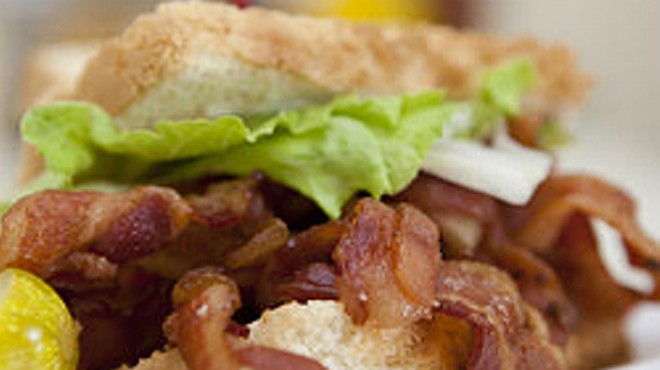 The "Heart-Stopping BLT" at Crown Candy Kitchen is ready for its close-up.