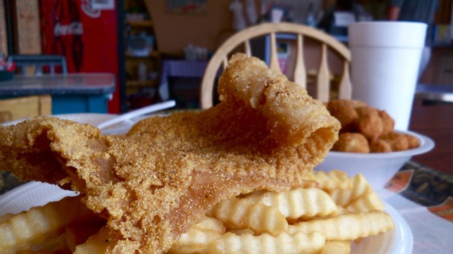 The catfish platter comes with a side of gumbo or jambalaya, so prepare to be stuffed.