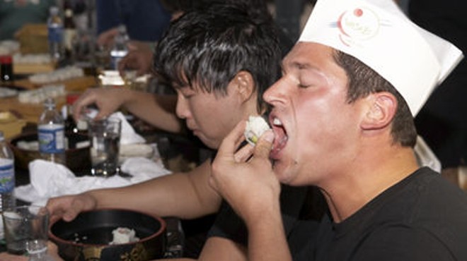 Photos: Sushi Eating Contest at Wasabi, 9/21/08