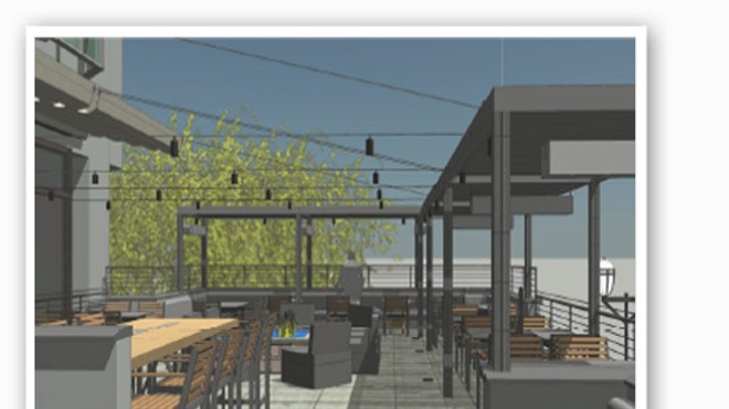 &nbsp;&nbsp;&nbsp;&nbsp;&nbsp;&nbsp;&nbsp;A rendering of what the patio at Edmonds Parkside Grill would've looked like. | Courtesy Mark Winfield