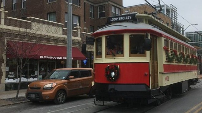 Loop Trolley Isn't Even Open for Business Yet and It Already Hit a Parked Car
