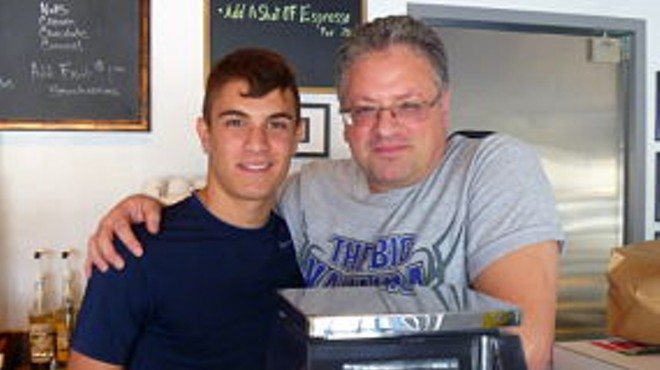 Frank Loforte, right, and his son, also named Frank.