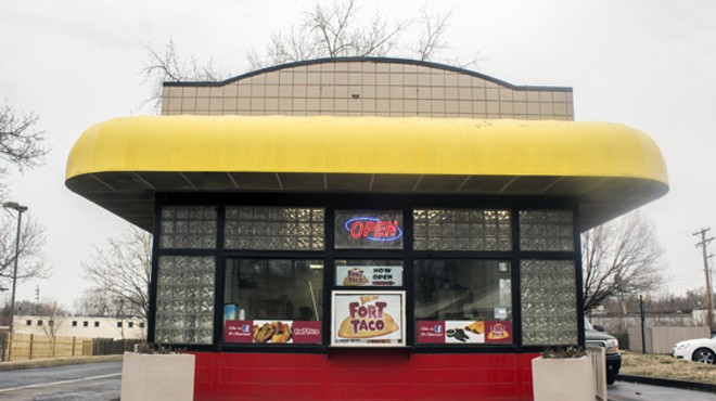 Fort Taco's drive-through only restaurant. | Mabel Suen